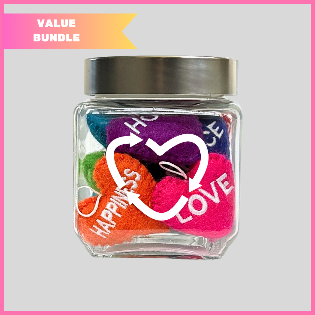 8 Hearts + Heart Holder Bundle – The Heart's Intentions
