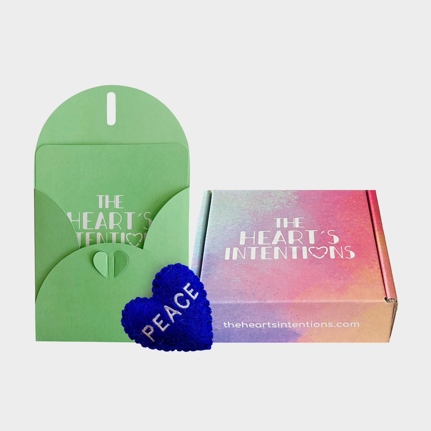 Card and Envelope Set + Heart + The Heart’s Intentions Gift Box Bundle